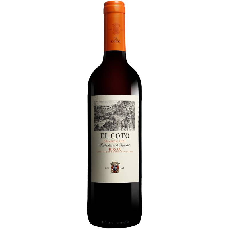 El Coto Crianza 2021  0.75L 13.5% Vol. Rotwein Trocken aus Spanien von El Coto