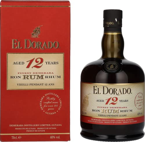 El Dorado Rum 12 Jahre, 700ml (1er Pack) von El Dorado