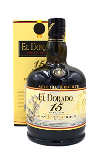 El Dorado 15 Jahre - 0,7l - Brauner Rum Special Reserve aus Guyana von El Dorado