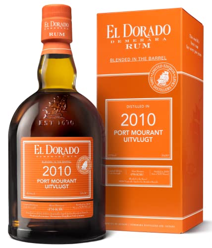 El Dorado Rum 2010/2019 Port Mourant Uitvlugt Limited 0,7 Liter 51% Vol. von El Dorado