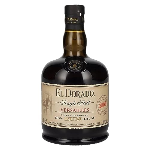 El Dorado Single Still VERSAILLES Finest Demerara Rum 2009 40% Vol. 0,7l von El Dorado
