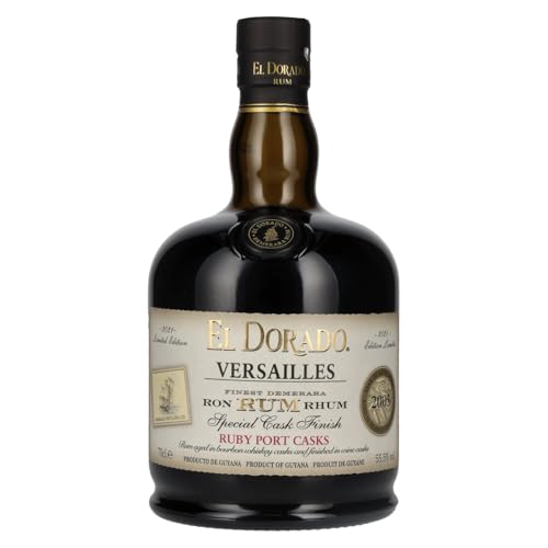 El Dorado Versailles, 16 Jahre, Ruby Port Cask, 0.7l, Special Cask Finish von El Dorado