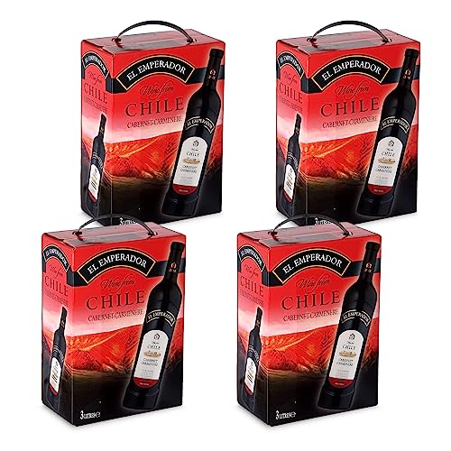 Cabernet-Carmenere - El Emperador - Bag-in-Box - Rotwein trocken aus Chile (4x3l) von EL EMPERADOR
