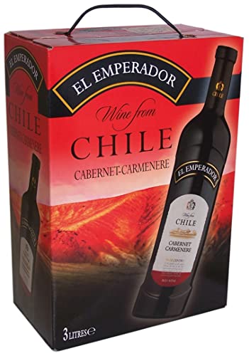 El Emperador - Rotwein, Cabernet Sauvignon aus Chile Bag-in-Box (1 x 3 l) von EL EMPERADOR