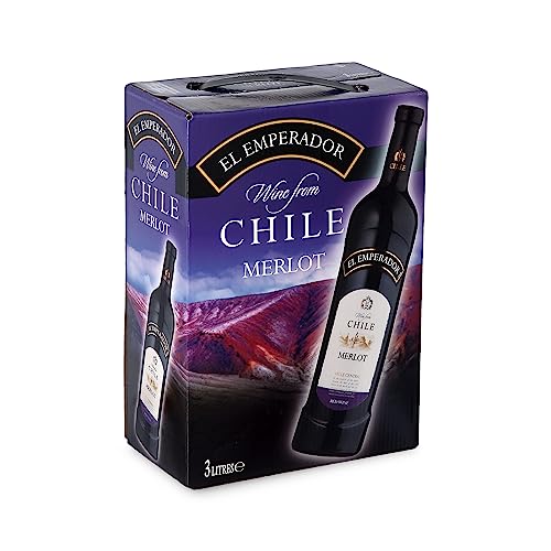 Merlot - El Emperador - Bag-in-Box - Rotwein trocken aus Chile (1x3l) von El Emperador