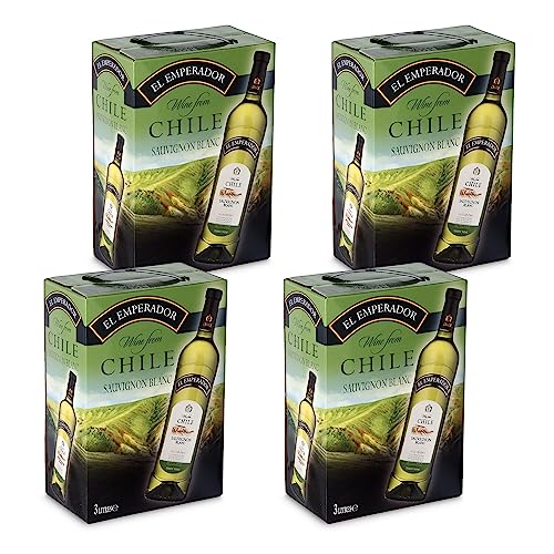 Sauvignon Blanc - El Emperador - Bag-in-Box - Weißwein trocken aus Chile (4x3l) von El Emperador
