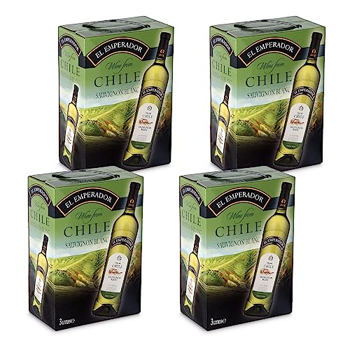 Sauvignon Blanc - El Emperador - Bag-in-Box - Weißwein trocken aus Chile (4x3l) von EL EMPERADOR