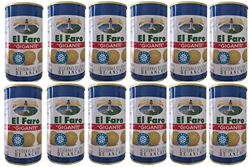 El Faro Riesige gefüllte Oliven 150g. Der Leuchtturm von El Faro