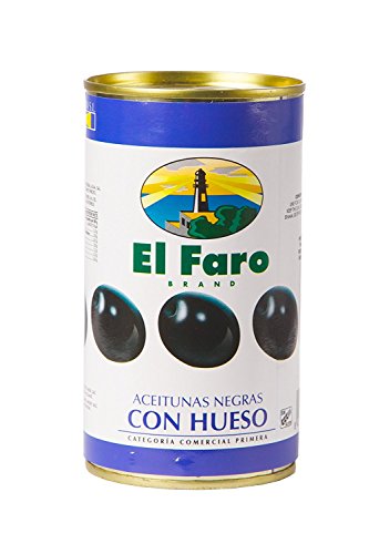El Faro - Schwarze Oliven mit Kern - Aceitubnas Negras con Hueso 190g El Faro - Schwarze Oliven mit Kern - Aceitubnas Negras con Hueso 190g von El Faro