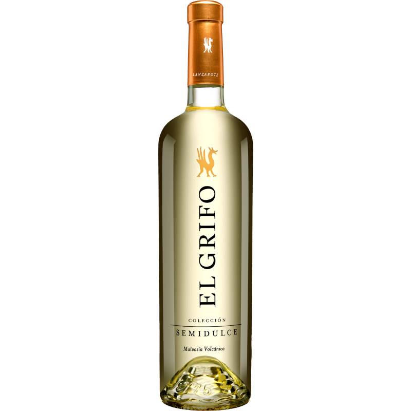 El Grifo Blanco Malvasía Semi Dulce Collectión 2023  0.75L 13% Vol. Weißwein Lieblich aus Spanien von El Grifo