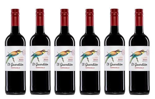 6x 0,75l - 2023er - El Guardián - Tempranillo - Rioja D.O.Ca. - Spanien - Rotwein trocken 6x 0,75l - 2023er - El Guardián - Tempranillo - Rioja D.O.Ca. - Spanien - Rotwein trocken von El Guardián