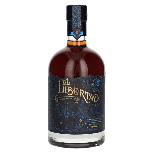 El Libertad 8 Years Old FLAVOR OF DARKNESS Dark Oak Spiced Rum Chapter III 48,10% 0,70 lt. von El Libertad
