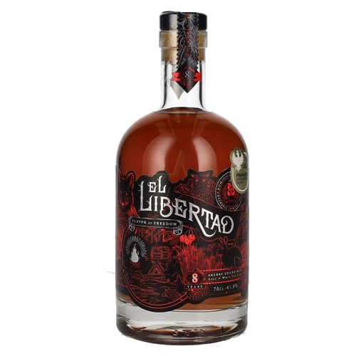 El Libertad 8 Years Old Sherry Spiced Rum 41,80% 0,70 Liter von El Libertad