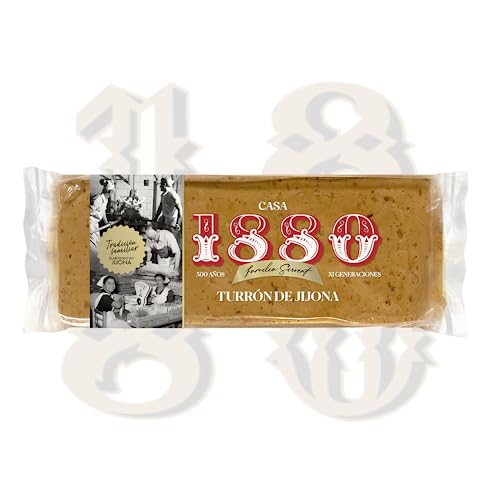 1880 – Turrón de Jijona in „Rilsan“-Verpackung, höchste Qualität, typische Weihnachtssüßigkeit, handwerklich hergestelltes Rezept, 300 g 1880 – Turrón de Jijona in „Rilsan“-Verpackung, höchste Qualität, typische Weihnachtssüßigkeit, handwerklich hergestelltes Rezept, 300 g von 1880
