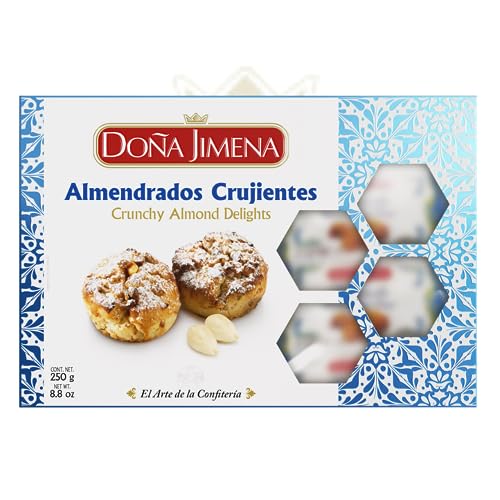 DOÑA JIMENA – Knusprige Mandelplätzchen, höchste Qualität, typisches Weihnachtsgebäck, handwerklich hergestelltes Rezept, 250 g von Doña Jimena