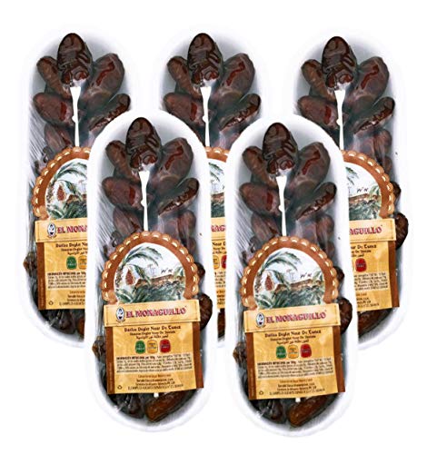 Deglet Nour getrocknete Datteln 5x 250g aus Süd Tunesien - 100 % natürliche Premium Qualität - mit Kern - glutenfrei - ungeschwefelt Deglet Nour getrocknete Datteln 5x 250g aus Süd Tunesien - 100 % natürliche Premium Qualität - mit Kern - glutenfrei - ungeschwefelt von El Monaguillo