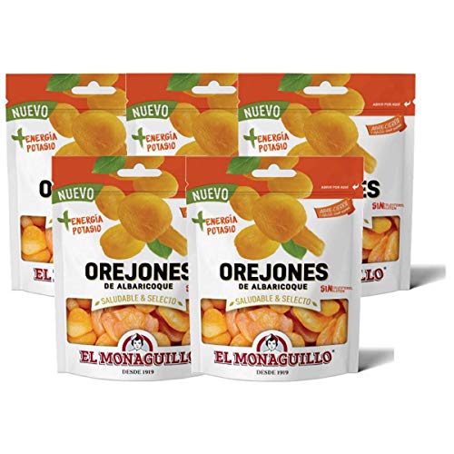 Getrocknete Aprikosen 5x 120g aus der Türkei - entsteint - natürliche Premium Qualität - glutenfrei - vegan - wiederverschließbare Verpackung Getrocknete Aprikosen 5x 120g aus der Türkei - entsteint - natürliche Premium Qualität - glutenfrei - vegan - wiederverschließbare Verpackung von El Monaguillo