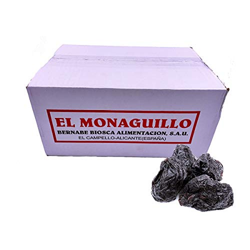 Getrocknete Pflaumen 10kg - entsteint - natürliche Premium Qualität - glutenfrei - vegan - Vitaminreich - Laktosefrei - Vorteilspackung, Menge:1 Stück von El Monaguillo