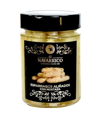 El Navarrico - Spargel mit Senfdressing | Traditionelle Landwirtschaft | Natürlich und frisch | Navarra | 310g-Glas El Navarrico - Spargel mit Senfdressing | Traditionelle Landwirtschaft | Natürlich und frisch | Navarra | 310g-Glas von El Navarrico