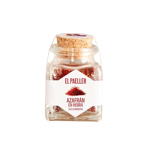 EL PAELLER – Safran – Herkunft Spanien D.O. La Mancha – 100% Naturrein – Intensives Aroma & Geschmack – Ideal für Paella und mediterrane Küche EL PAELLER – Safran – Herkunft Spanien D.O. La Mancha – 100% Naturrein – Intensives Aroma & Geschmack – Ideal für Paella und mediterrane Küche von El Paeller