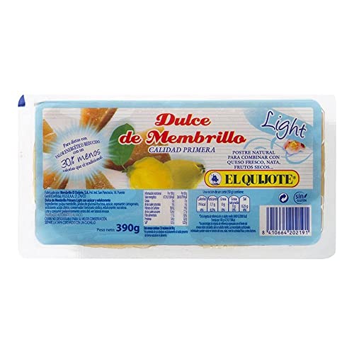 El Quijote - Quitte Sweet Light 390G - Essenz der guten Frucht - Ideal für Desserts oder Nachspeisen - von El Quijote