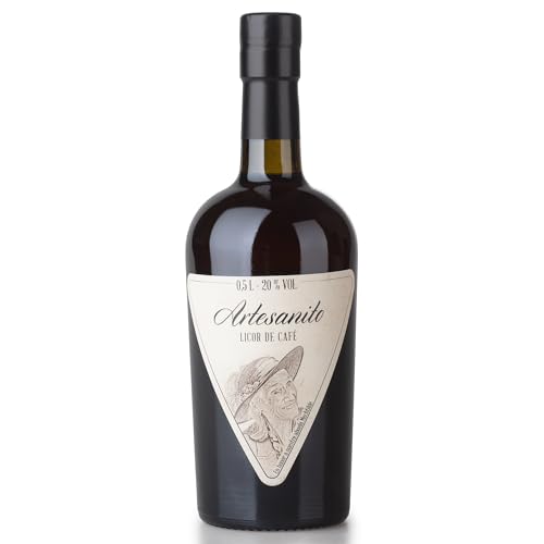 Kaffeelikör I Artesanito I Licor de Cafe I aus Panama Rum und Panama Hochland Arabica-Kaffee I Ideal für Espresso Martini I volles Aroma I 20,0% vol I 500ml Kaffeelikör I Artesanito I Licor de Cafe I aus Panama Rum und Panama Hochland Arabica-Kaffee I Ideal für Espresso Martini I volles Aroma I 20,0% vol I 500ml von El Ron del Artesano
