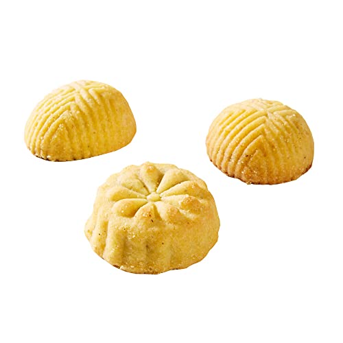 Mamoul Mini 3-fach sortiert, Süßspeise aus der arabischen Küche (1 x 500g) von El Salam Bäckerei & Konditorei