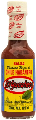 El Yucateco – Red Habanero Hot Sauce (Salsa Picante de Chile Habanero) – 120ml von El Yucateco