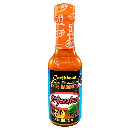 Salsa Habanero Caribbean Style HOT - El Yucateo, 120 ml von El Yucateco