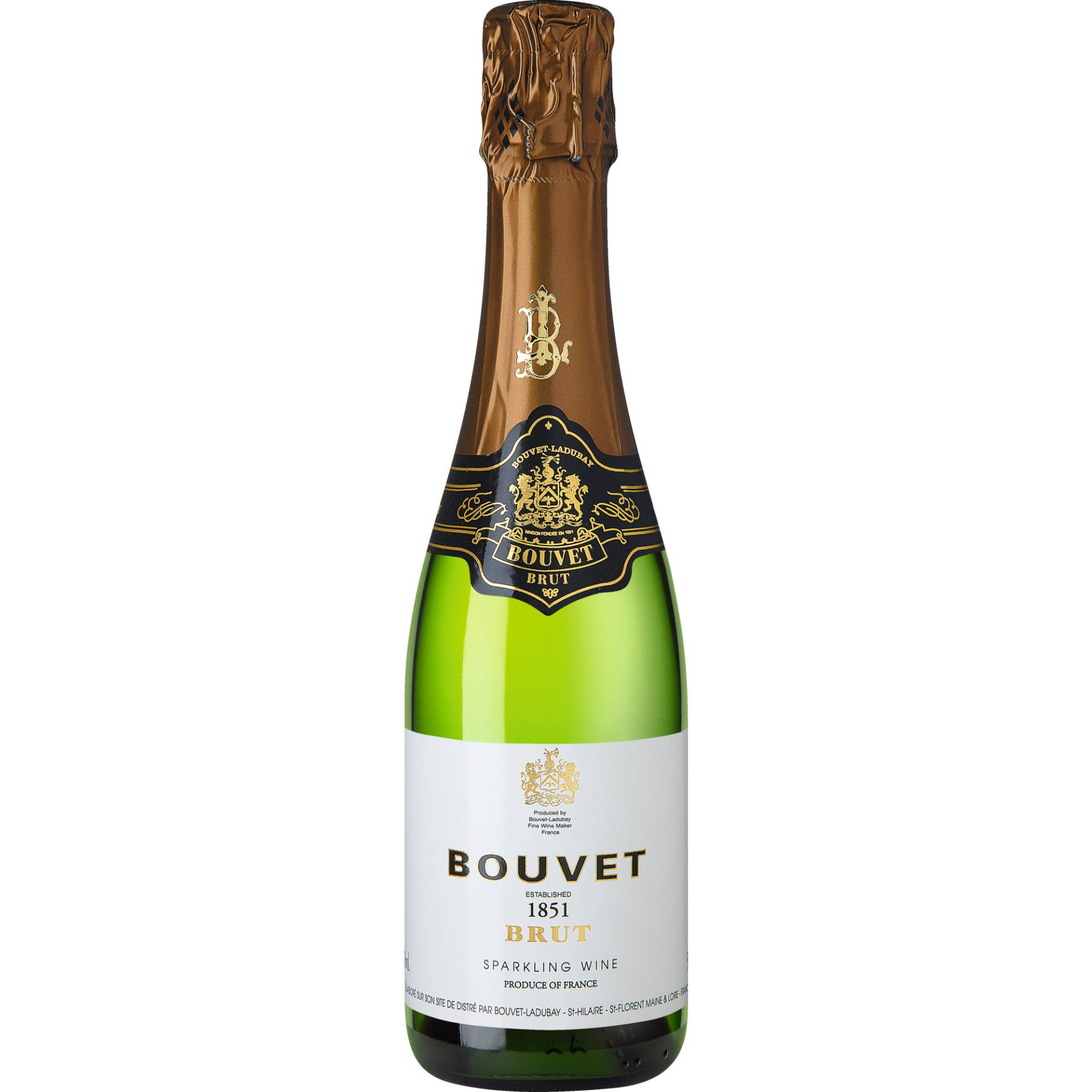 Bouvet 1851, Brut, Méthode Traditionelle, 0,375 L, Loire, Schaumwein Bouvet 1851, Brut, Méthode Traditionelle, 0,375 L, Loire, Schaumwein von Elaboré à Distré par Bouvet Ladubay SA - St Hilaire St Florent France