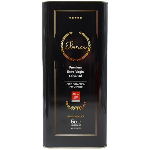 Elance Olivenöl 5 Liter Extra Nativ Premium - Neue Ernte - Direkt aus Kreta, Griechenland - Erste-Güteklasse - 100% Handverlesen Elance Olivenöl 5 Liter Extra Nativ Premium - Neue Ernte - Direkt aus Kreta, Griechenland - Erste-Güteklasse - 100% Handverlesen von Elance