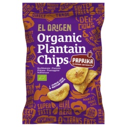 Kochbananen-Chips mit Paprika von el origen food