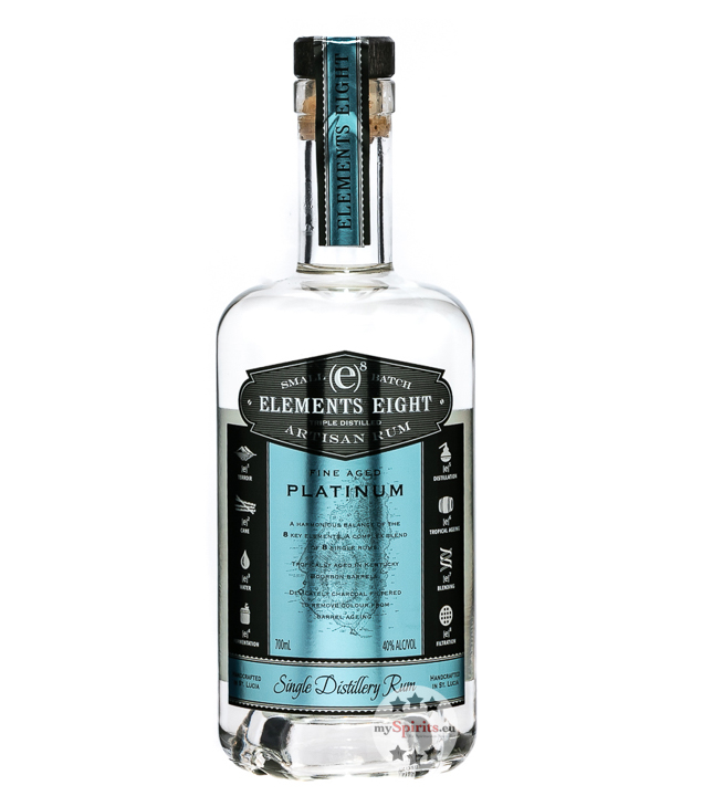 Elements Eight Platinum Rum (40 % vol., 0,7 Liter) von Elements Eight Rum Company