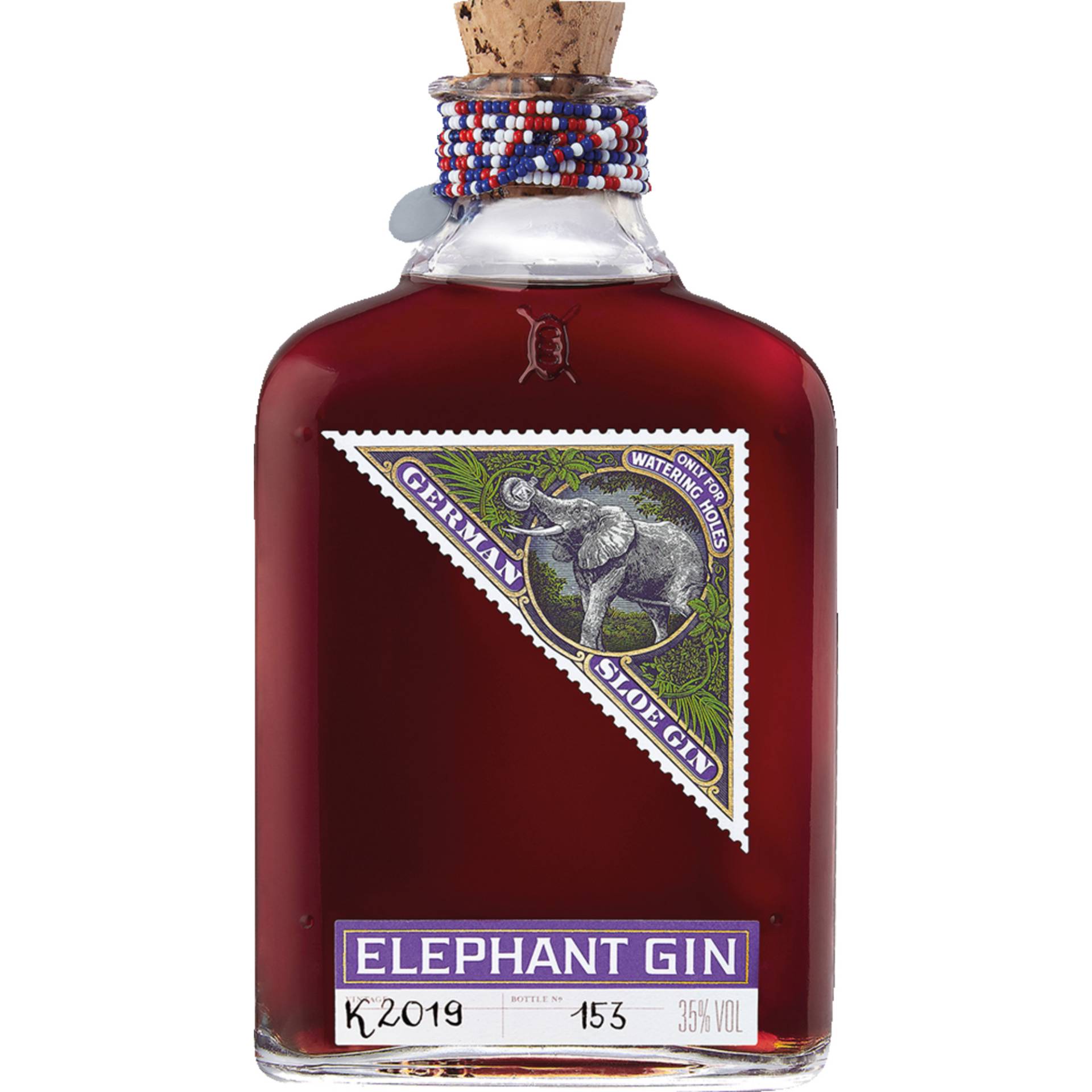 Elephant German Sloe Gin, 35 % vol. 0,5 L, Spirituosen von Elephant Gin GmbH, Rosenstrasse 3 , D - 19243 Wittenburg
