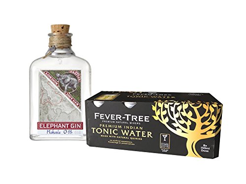 Elephant Gin (1 x 0.5 l) + Fever Tree Tonic Water (8 x 0.15 l) von Elephant Gin