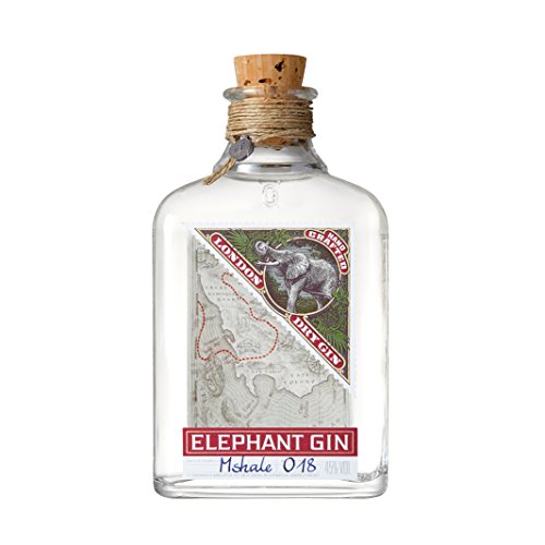 Elephant London Dry Gin 0,5l (45% Vol) Gin Tonic Spirituose Bar Cocktail Longdrink- [Enthält Sulfite] von Elephant Gin