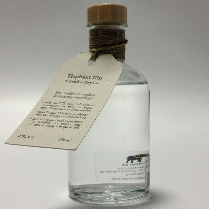 Elephant London Dry Gin Miniflasche 0,1 L 45%vol Elephant London Dry Gin Miniflasche 0,1 L 45%vol von Elephant Gin