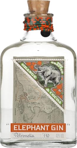 Elephant Orange Cocoa Gin, 40% Vol. , 500ml | Fruchtig-frischer Gin | Perfekt für Gin & Tonic von Elephant Gin