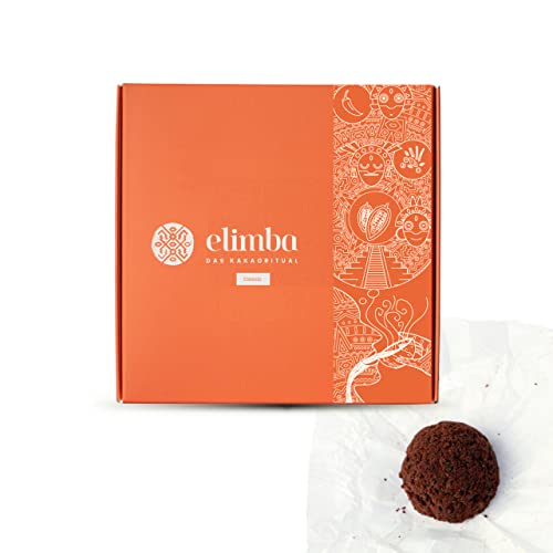 Elimba Kakao Kugeln Classic (9er Pack) - [Das Original] - Bekannt aus der Gründer Show von VOX - 100% BIO & vegan - Premium Criollo-Rohkakao Trinkschokolade mit min. 50% Kakaoanteil von Elimba