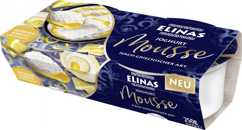 Elinas Joghurt Mousse Zitrone-Biskuit von Elinas