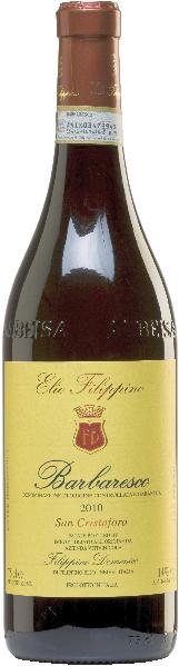 Elio Filippino Barbaresco San Cristoforo Jg. 2018 24 Monate in grossem Holzfass aus slow. Eiche gereift Elio Filippino Barbaresco San Cristoforo Jg. 2018 24 Monate in grossem Holzfass aus slow. Eiche gereift