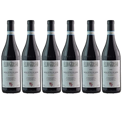 Elio Grasso dei Grassi Dolcetto d'Alba Rotwein Wein trocken DOC Italien I Visando Paket (6 Flaschen) von Elio Grasso