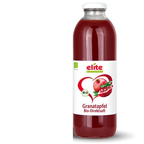 Elite Naturel Bio Granatapfel 100% Direktsaft, 12x 700 ml von Elite Naturel