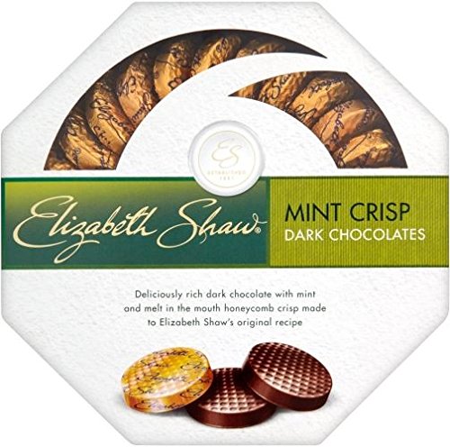 Elizabeth Shaw Mint Crisp Dark Chocolate (175g) - Packung mit 6 von Elizabeth Shaw