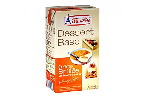 Dessert Base - Crème Brûlée Basis m. Madagaskar Vanille, Elle & Vire, 1 l von Elle & Vire