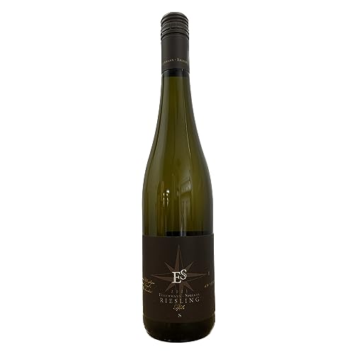 Ellermann-Spiegel -1x 0,75l. Riesling Trocken 2022 - inkl. BOTTLEROCKET Untersetzer von Ellermann-Spiegel