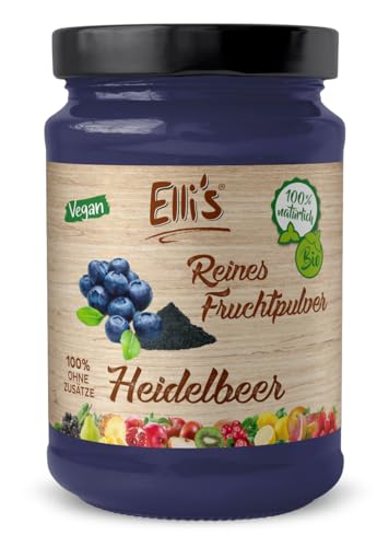 Heidelbeere Fruchtpulver | 100% natürlich & frei von Zusätzen | 100 g von Elli´s