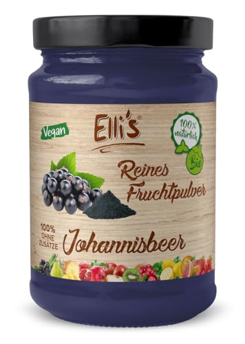 Johannisbeere Fruchtpulver | 100% natürlich & frei von Zusätzen | 100 g von Elli´s