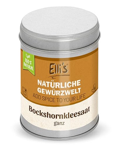 Bockshornkleesaat ganz - Ellis Natürlichen Gewürze - 60 Gramm von Elli´s
