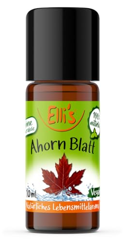 Ellis Aromen Ahorn Blatt NATÜRLICHES Lebensmittelaroma | Aromakonzentrat aus 100 % Veganen und Natürlichen Ursprung | Für Speisen & Getränke | 10 ml Ellis Aromen Ahorn Blatt NATÜRLICHES Lebensmittelaroma | Aromakonzentrat aus 100 % Veganen und Natürlichen Ursprung | Für Speisen & Getränke | 10 ml von Elli´s